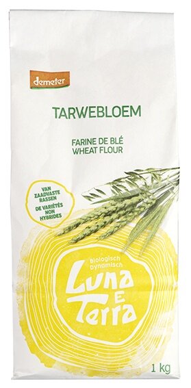 Luna e Terra Tarwebloem Demeter 1kg