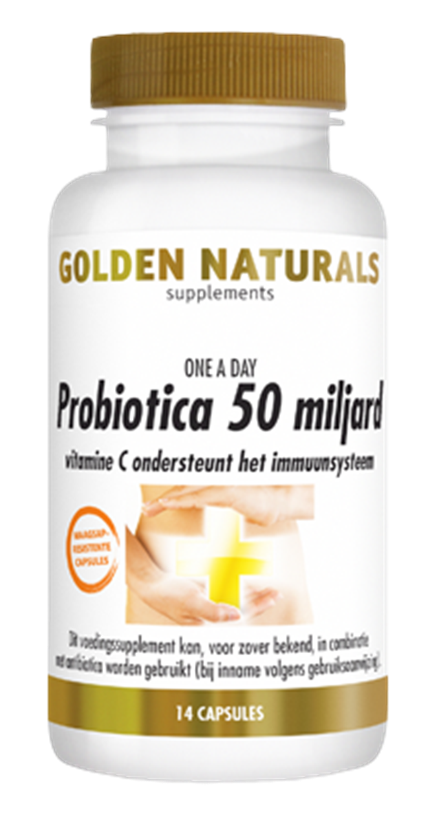 Golden Naturals Probiotica 50 miljard 14caps