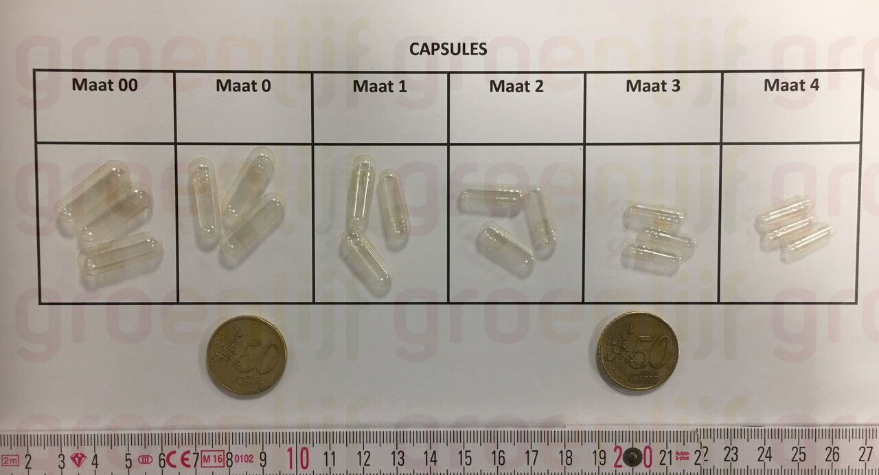 Lege Capsules maat 4 - 1000 stuks