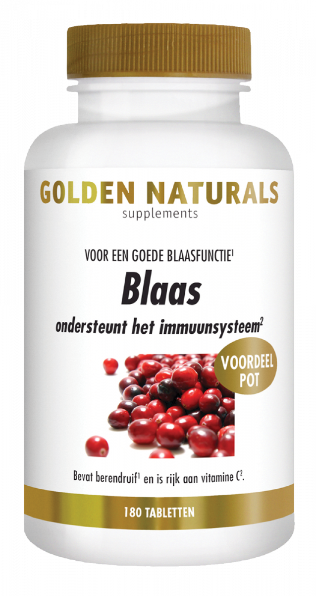 Golden Naturals Blaas 180tbl