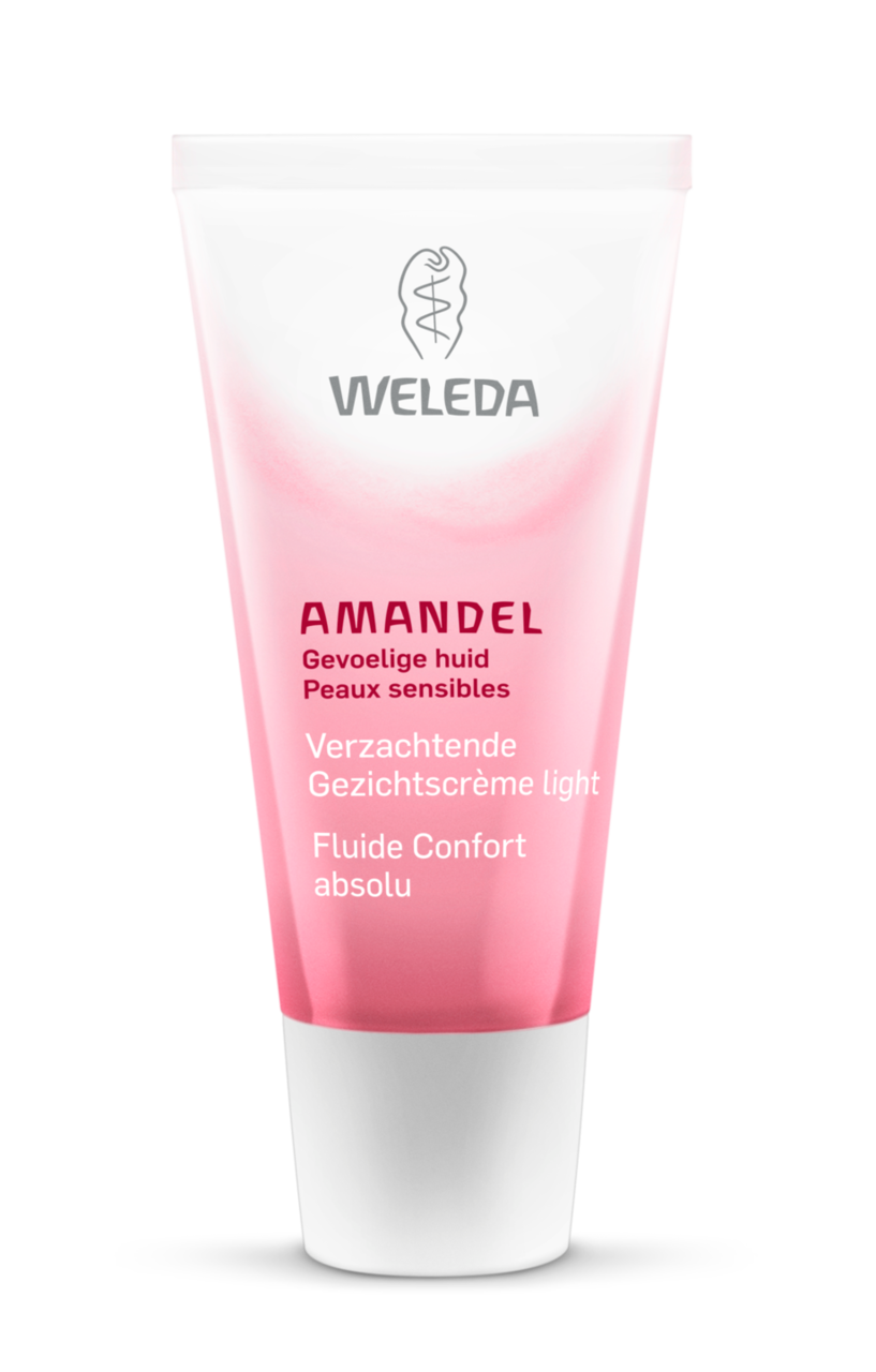 Amandel Verzachtende Gezichtscr&egrave;me Light 30ml - Weleda 