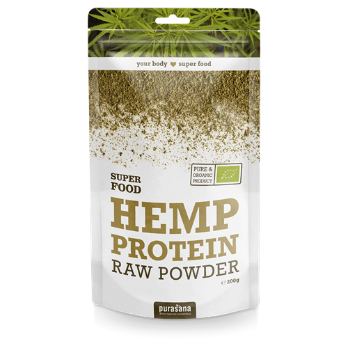 Purasana BIO Hemp / Hennep Protein Raw Poeder