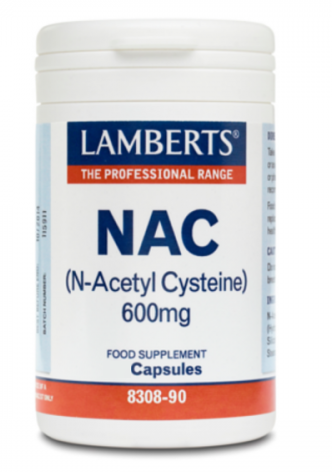Lamberts NAC N-Acetyl Cysteine 600mg - 60 capsules