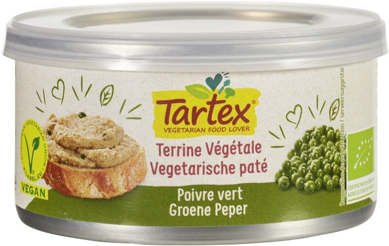 Tartex Vegetarische Pat&eacute; Groene Peper