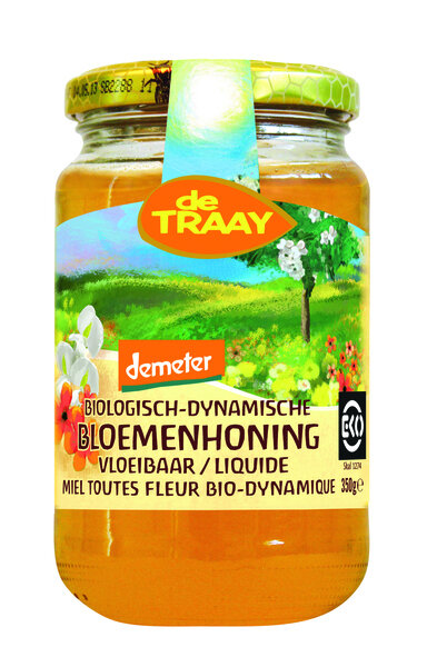 De Traay Bloemenhoning Vloeibaar&nbsp;DEMETER 350 gram