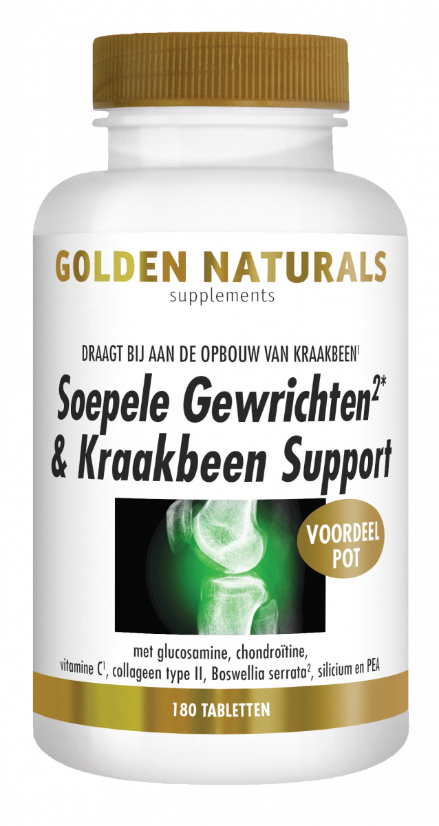 Golden Naturals Soepele Gewrichten &amp; Kraakbeen Support