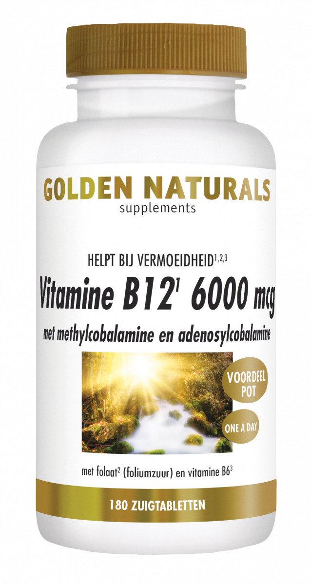 Golden Naturals Vitamine B12 6000 mcg