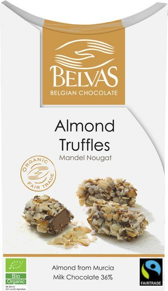 Belvas Chocoladetruffels Amandel