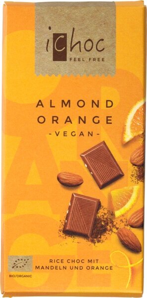 iChoc Rijstmelk Chocolade Amandel-Sinaasappel