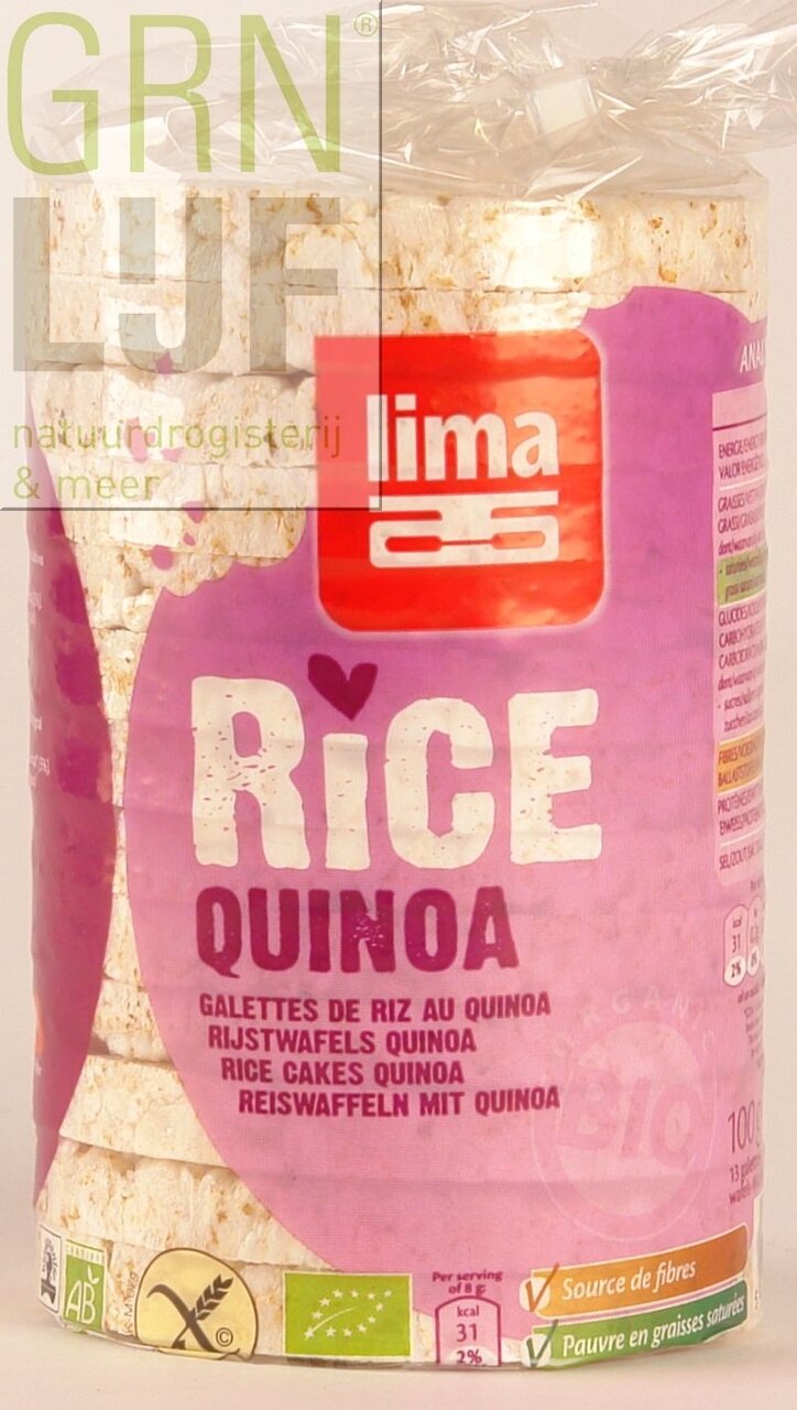 Lima Rijstwafels met Quinoa