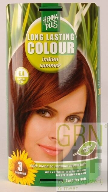 HennaPlus Long lasting colour 5.4 indian summer