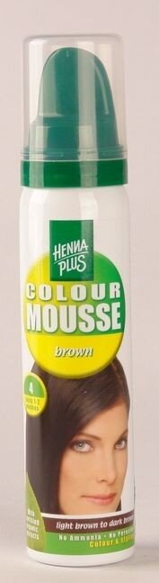 Hennaplus Colour mousse 4 brown 
