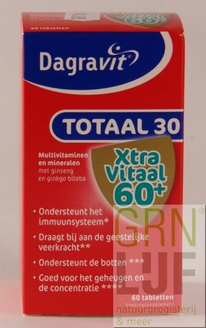 Dagravit Totaal 30 vitaal 60+