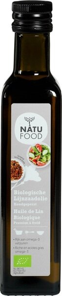 Natufood Lijnzaadolie Koudgeperst