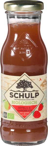 Schulp Appel &amp; Aardbeiensap 200ml