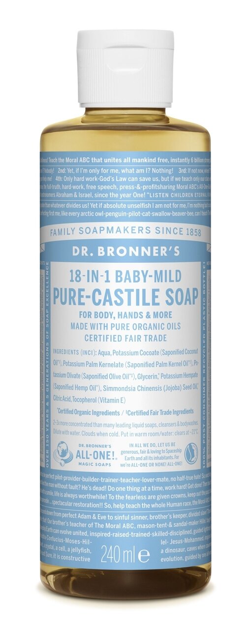 Dr Bronners Vloeibare Zeep Baby Mild 240ml