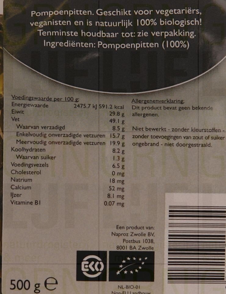 It&#039;s Amazing - Pompoenpitten - 500g