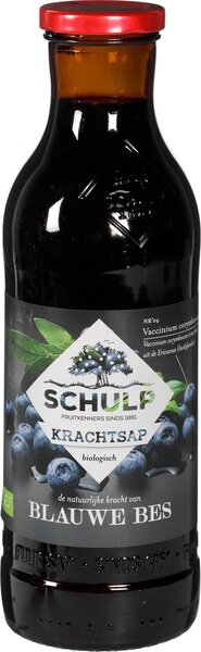 Schulp Krachtsap Blauwe Bes 750ml