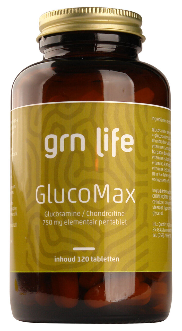 GRN LIFE GlucoMax glucosamine/chondroitine extra sterk