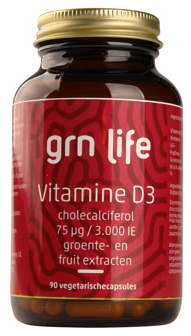 GRN LIFE Vitamine D3 1000IU = 25mcg 