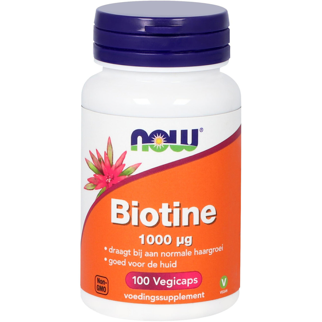 Biotine 1000 &mu;g - 100 vegicaps - Vitortho / NOW
