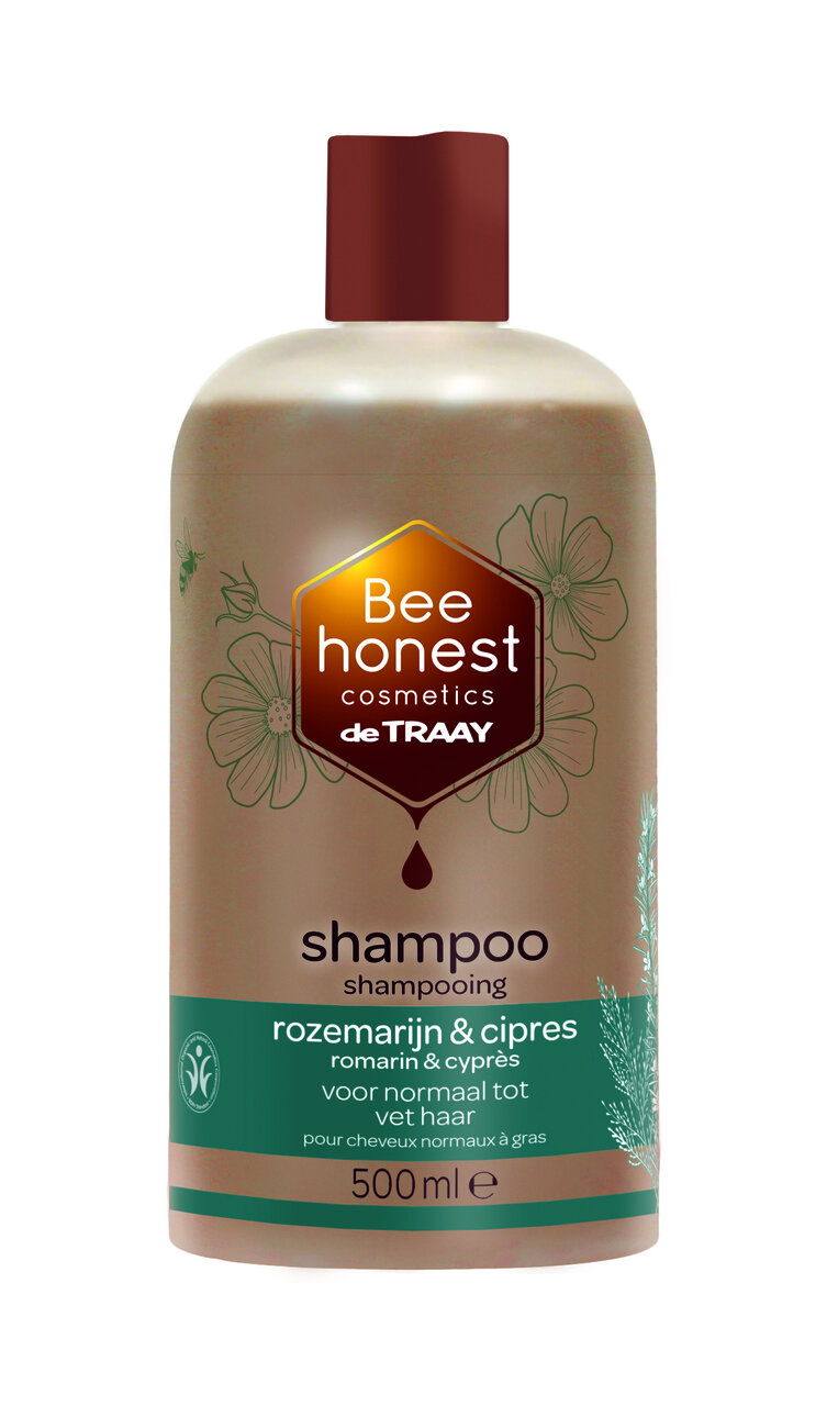 Shampoo Rozemarijn &amp; Cipres 500ml - Bee Honest