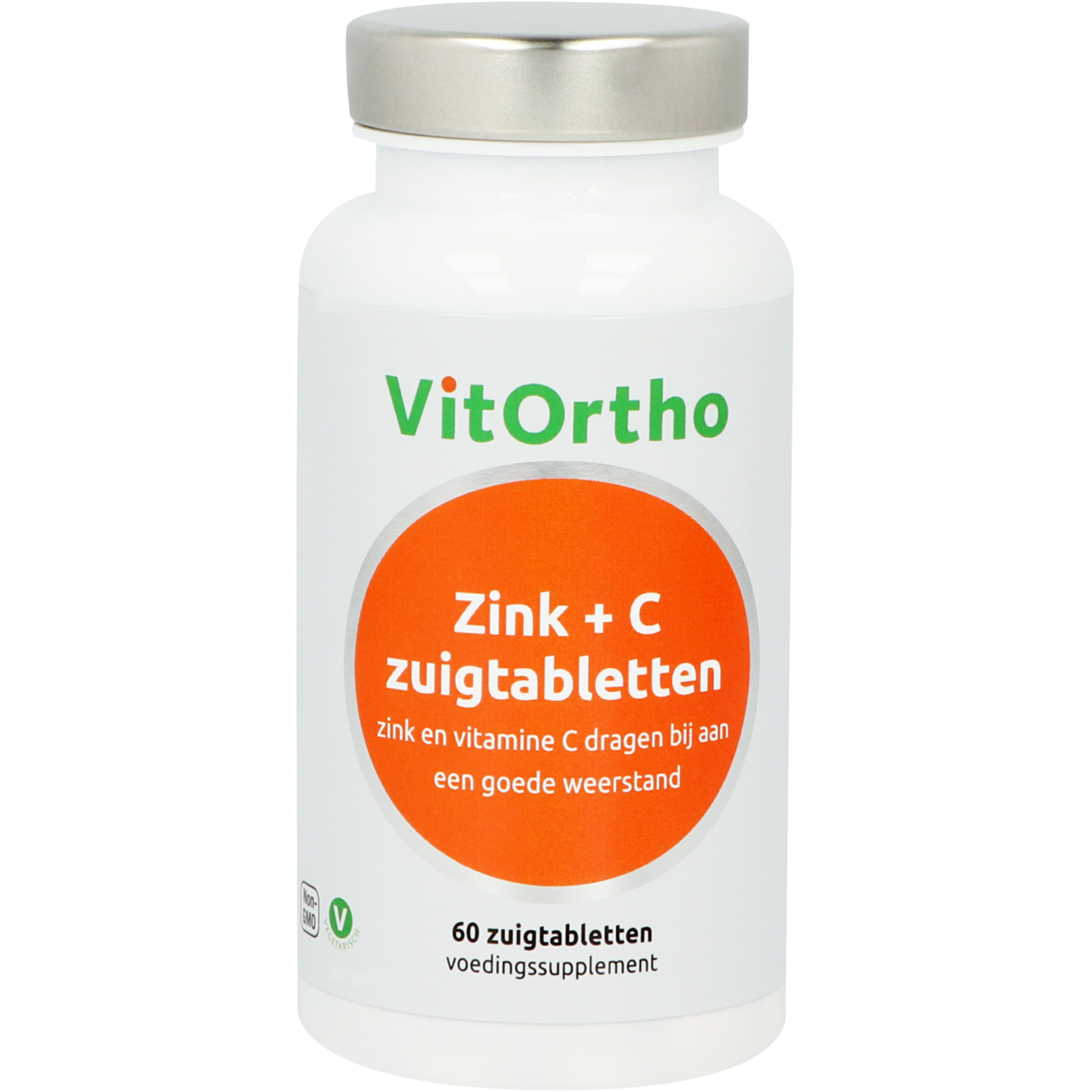 Zink + C zuigtabletten - 60 zt - Vitortho / NOW