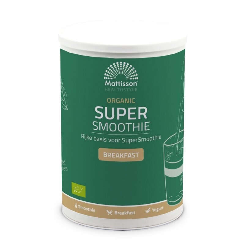 Organic Breakfast Supersmoothie Mix Raw 500g - Mattisson