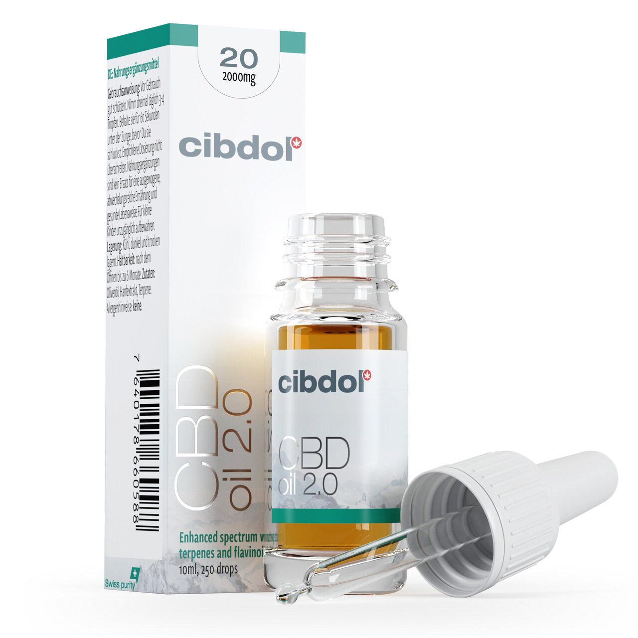 CIBDOL CBD-olie 2.0&nbsp; - 20%