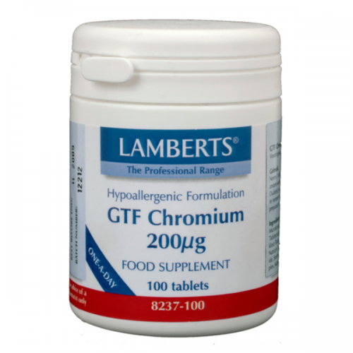 Lamberts GTF chroom 200mcg 100 tabletten