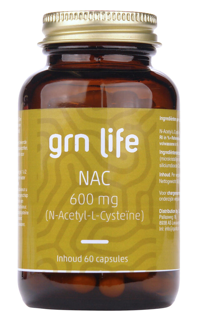 GRN LIFE NAC (N-Acetyl-L-Cyste&iuml;ne) - 600mg - 60 caps