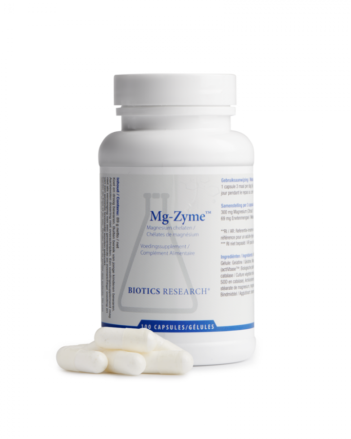 Biotics Mg-Zyme 100 Capsules