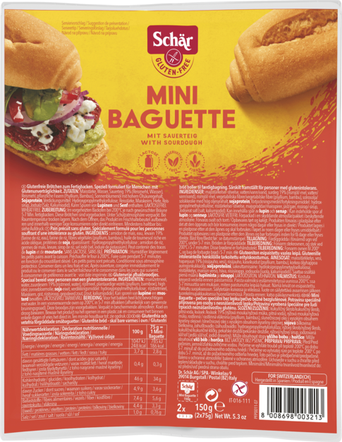 Schar - Mini-Baguette - 2 stuks - Glutenvrij
