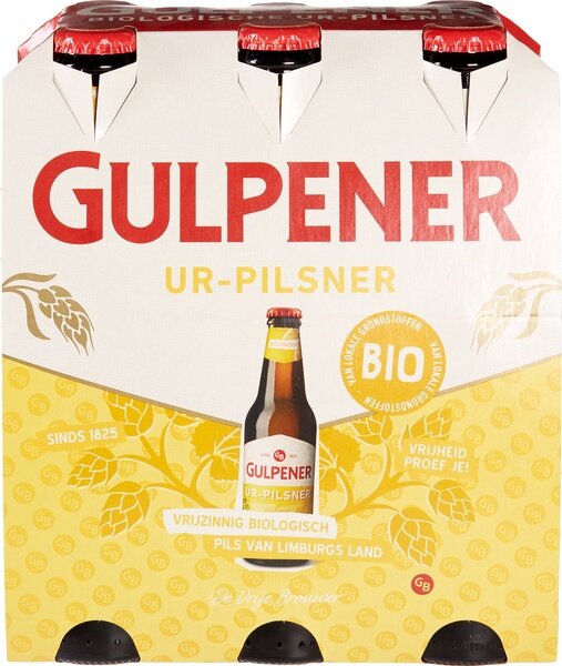 Gulpener - biologisch Ur Pilsener (pils/bier) - 6 flesjes
