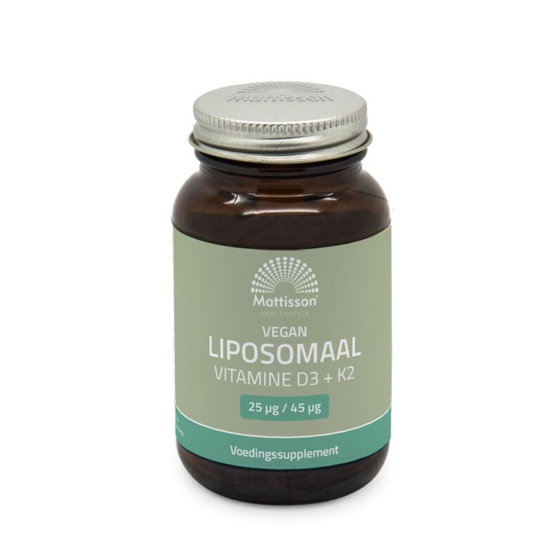 Vegan Liposomaal Vitamine D3 K2 - 60 caps - Mattisson