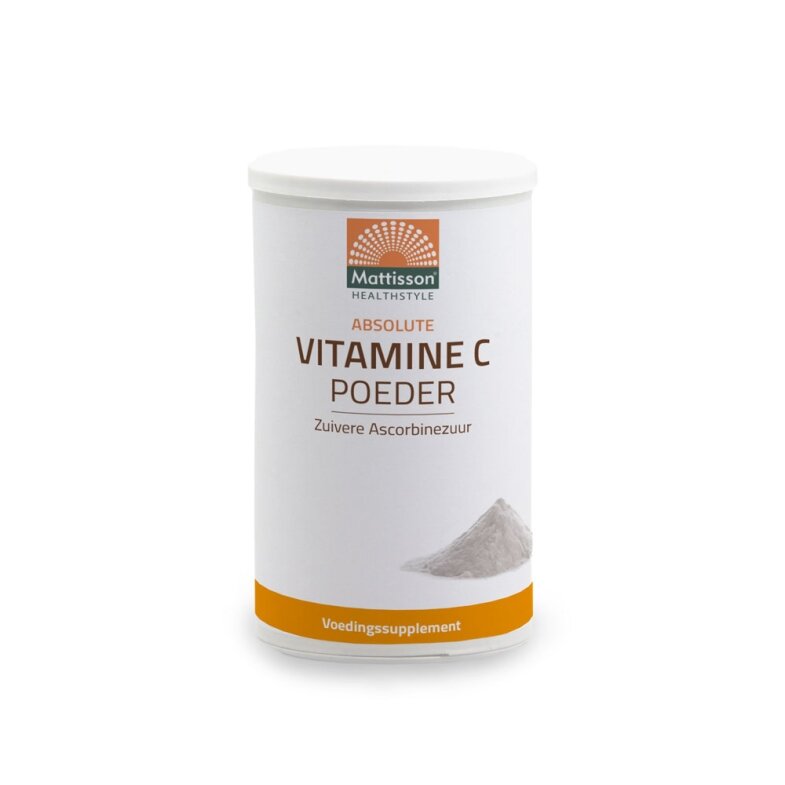 Vitamine C poeder - Zuiver Ascorbinezuur - 350 g - Mattisson
