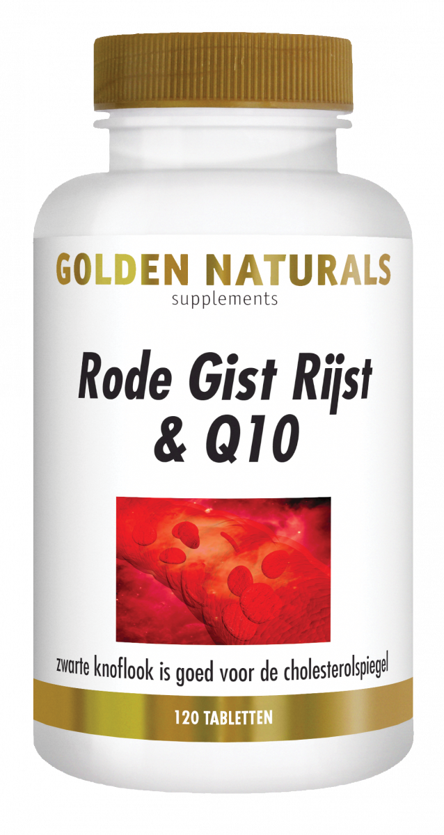 Golden Naturals Rode Gist Rijst &amp; Q10
