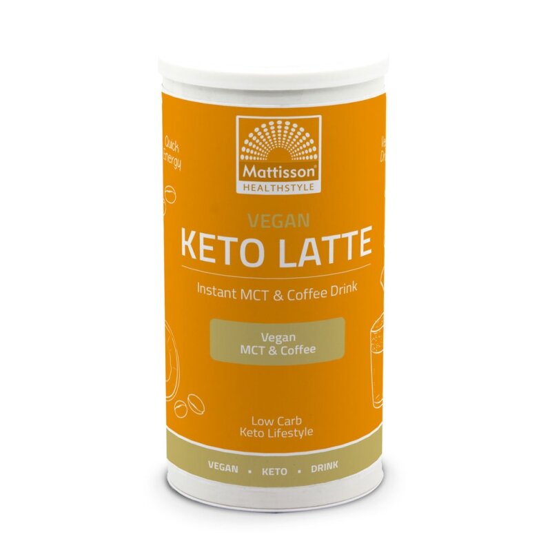 Vegan Keto Latte - Instant MCT &amp; Coffee drink - 200 g BIO - Mattisson