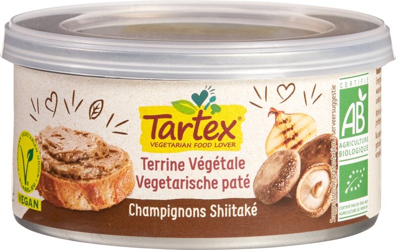 Tartex Vega pat&eacute; champignon shiitake