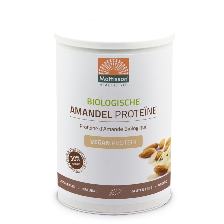 Biologische Amandel Prote&iuml;ne 50% - 350 g - Mattisson