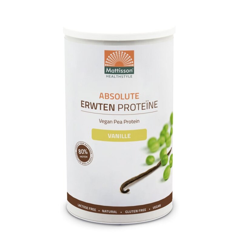 Erwten Prote&iuml;ne Vanille 77% - 350 g - Mattisson