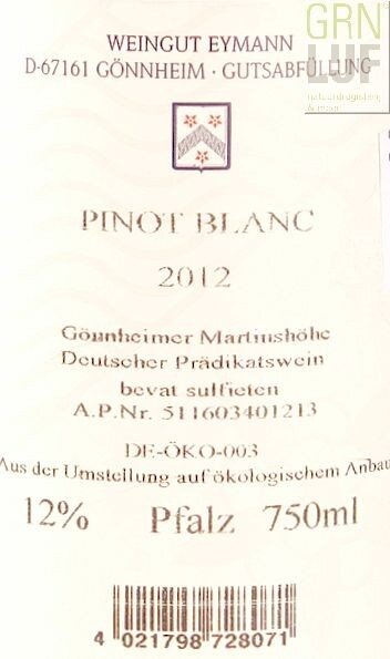 Eyemann Pinot Blanc