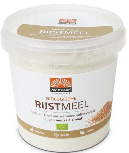 Biologisch Rijstmeel - 500g - Mattisson