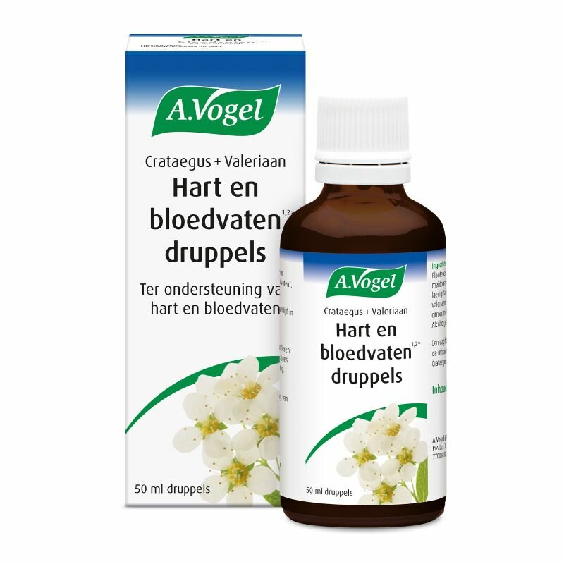 Crataegus + Valeriaan Hart en bloedvaten Complex - 50ml - A. Vogel