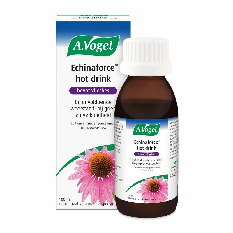 Echinaforce Hot Drink forte + vlierbes - 100ml - A. Vogel