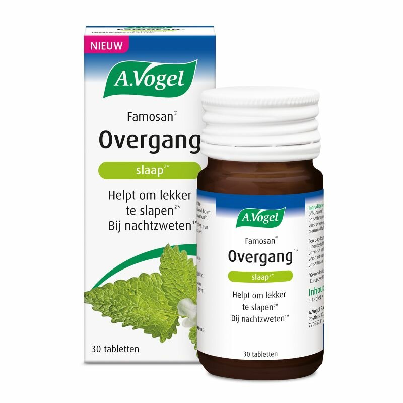 Famosan Overgang Slaap - 60 tabletten - A. Vogel