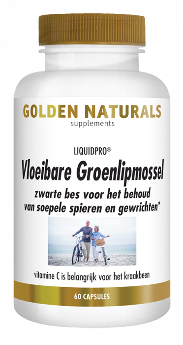 Golden Naturals Vloeibare Groenlipmossel 60 softgels