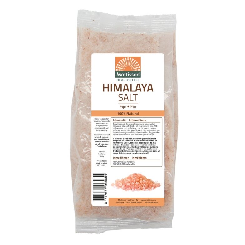 Himalaya Zout fijn - 500g  - Mattisson