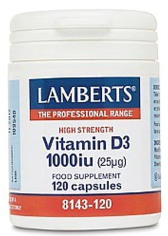 Lamberts Vitamine D3 25mcg 120 Capsules