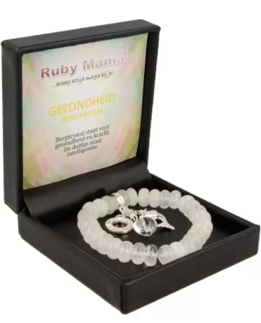 Ruby Mania Armband Bergkristal Rond